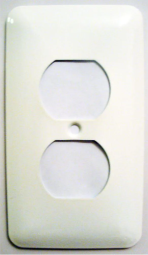Mulberry 1 Gang Duplex Wall Plate by Vanessa Jane