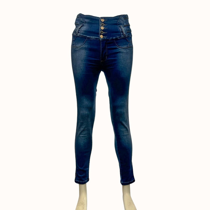 Carisma Womens Columbian 3 Button Push Up Jeans, Size 14 by Vanessa Jane