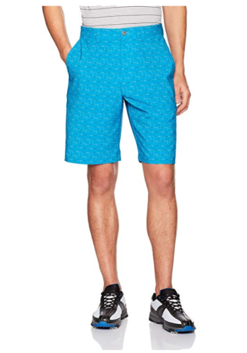 PGA TOUR Men's Active Waistband Grid Space-dye Printed Short, Size 40 by Vanessa Jane