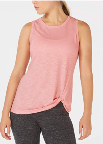 Ideology Womens Knot-Front TankTop by Vanessa Jane