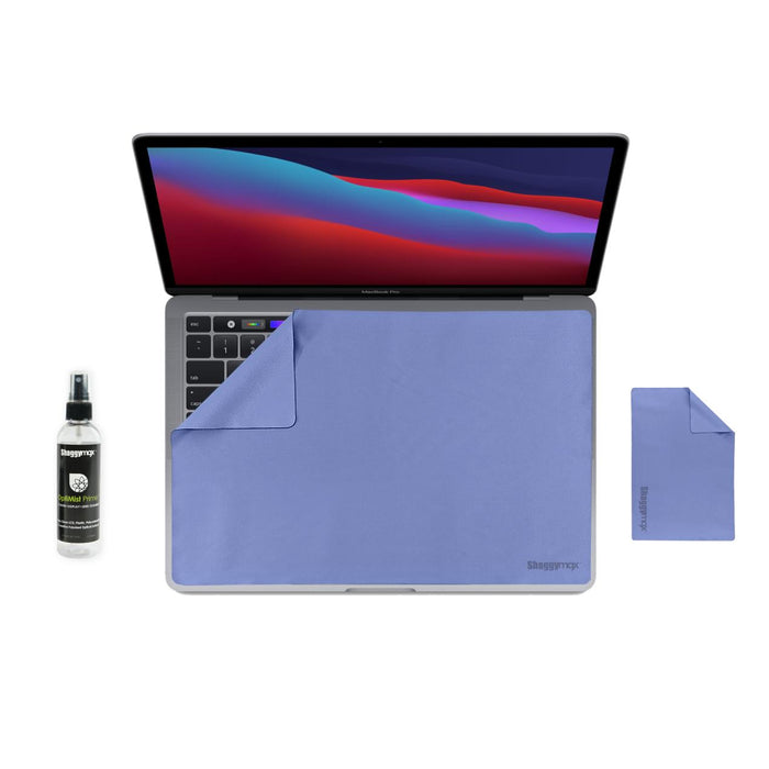 13" MacBook Pro Laptop Screen Protector Keyboard Cover & Cleaning Kit UnderWare Pac by ShaggyMax