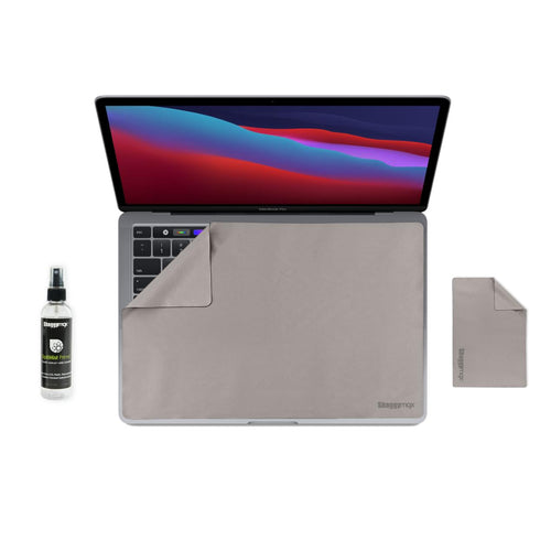 13" MacBook Pro Laptop Screen Protector Keyboard Cover & Cleaning Kit UnderWare Pac by ShaggyMax