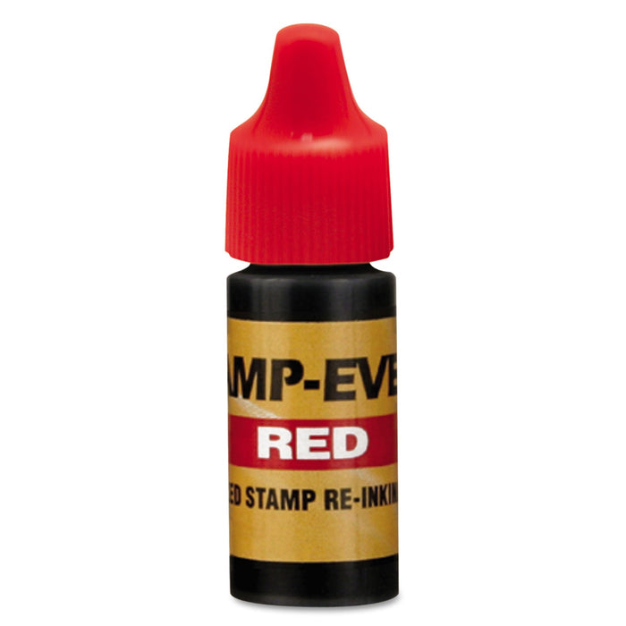 Trodat Refill Ink for Clik! and Universal Stamps, 7 mL Bottle, Red
