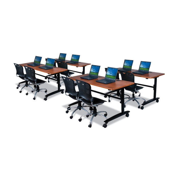 MooreCo Lumina Table Top, Rectangular, 72w x 24d, Cherry