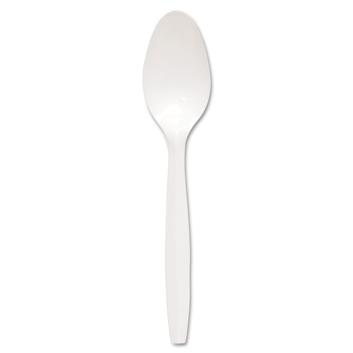 Dart Regal Mediumweight Cutlery, Full-Size, Teaspoon, White, 1000/Carton