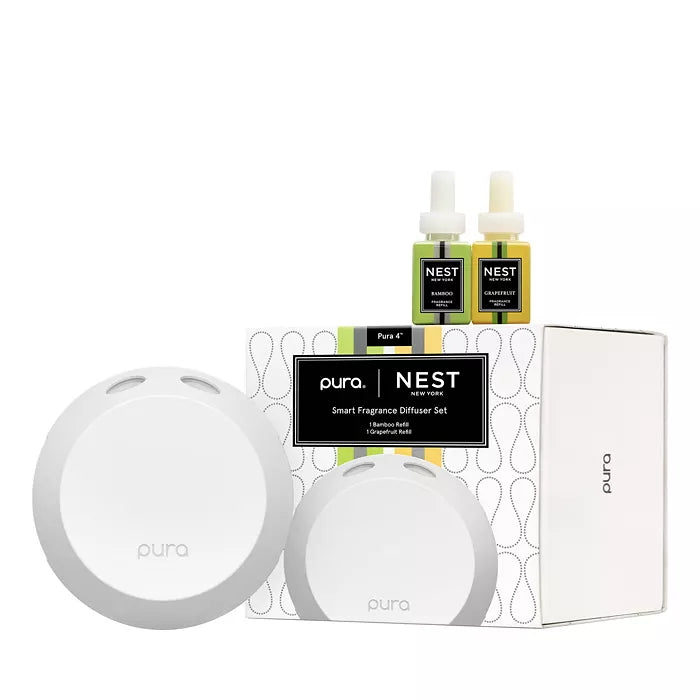 Nest New York NEST x Pura 4™ Smart Fragrance Diffuser Set Bamboo & Grapefruit by Nava Beauty