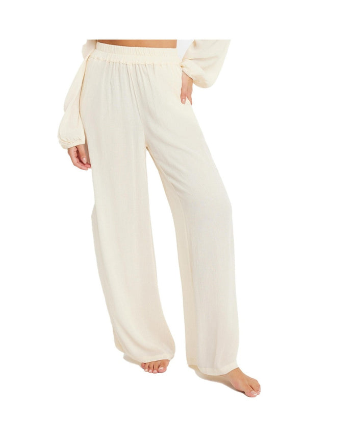 Lscn by Lascana Womens High Waisted Wide Leg Pants, Size 6 by Vanessa Jane