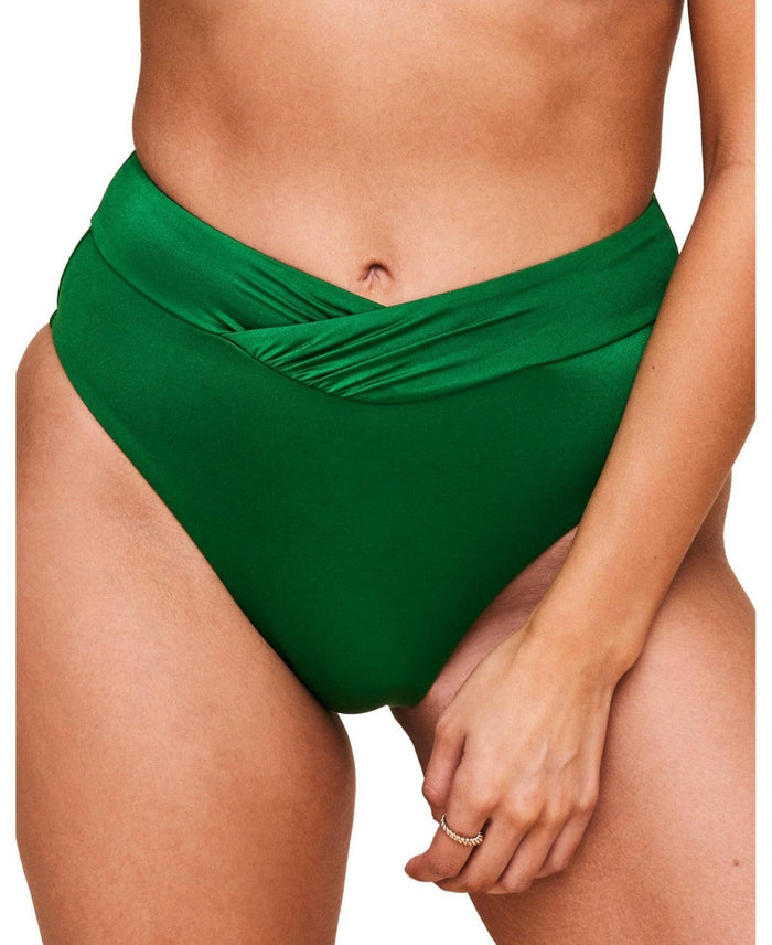 Adore Me Womens Tanisha Swimwear High-Waist Bikini Bottom - Small by Vanessa Jane