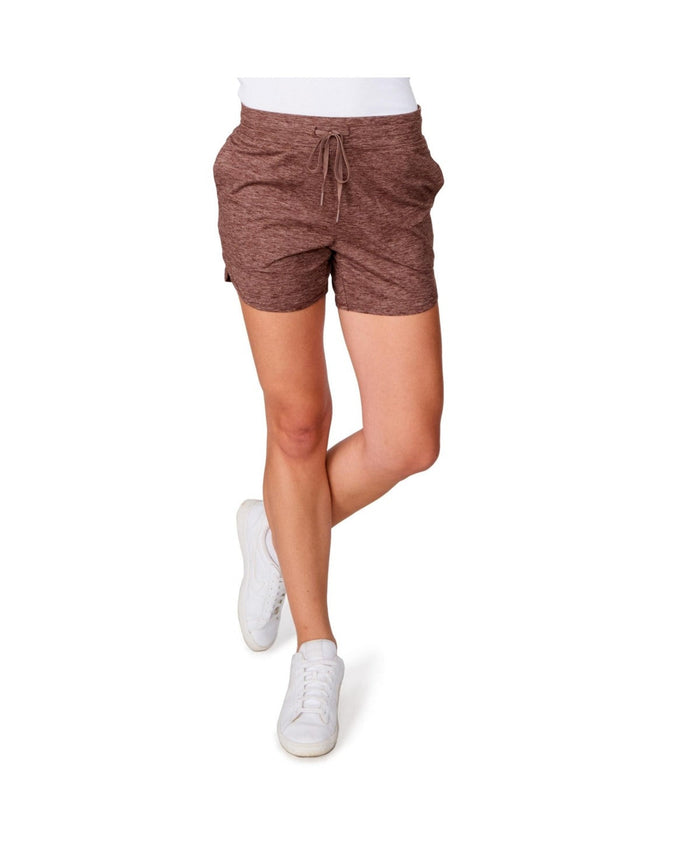 Free Country Women S Cloud Knit Shorts Toffee, Large by Vanessa Jane