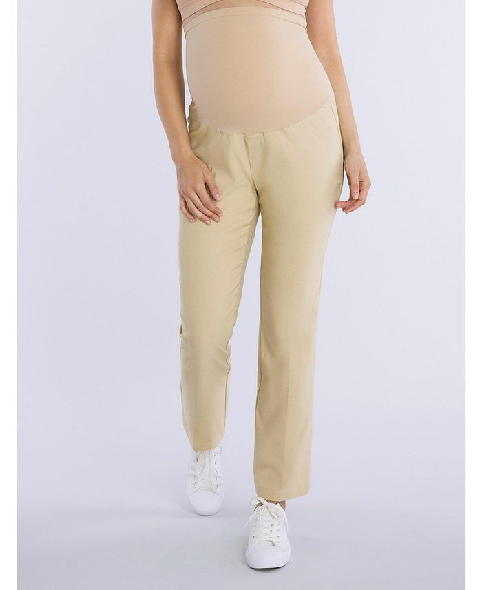 Motherhood Maternity Mia Secret Fit Over the Belly Slim Straight Leg Pant by Vanessa Jane