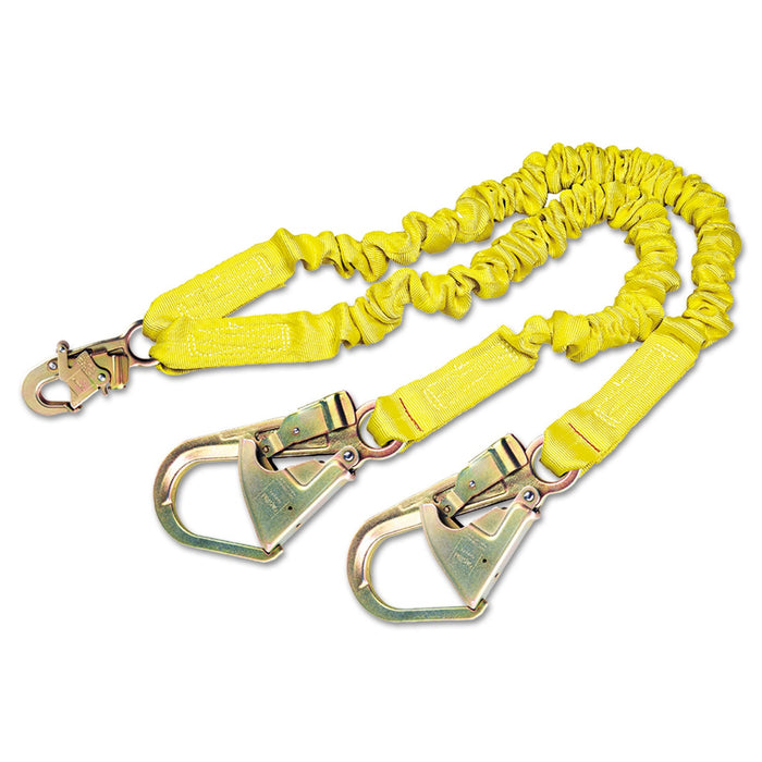 DBI-SALA ShockWave2 Shock-Absorbing Lanyard, Steel Hooks, 900 lb MAF