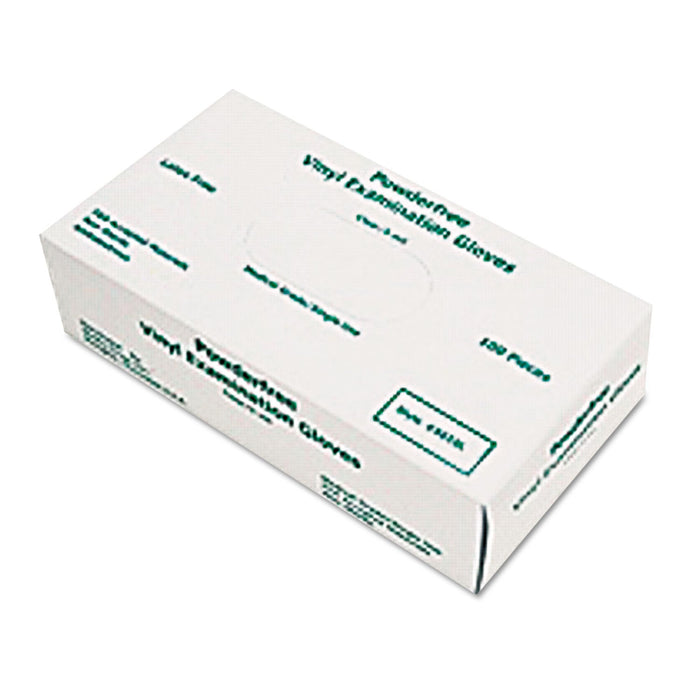 MCR Disposable Vinyl Gloves, Large, 5 mil, Medical Grade, 100/Box