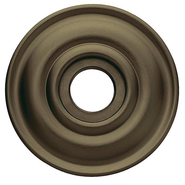 Baldwin 5048 Pair of Estate Rosettes for Passage Functions - Black by Vanessa Jane