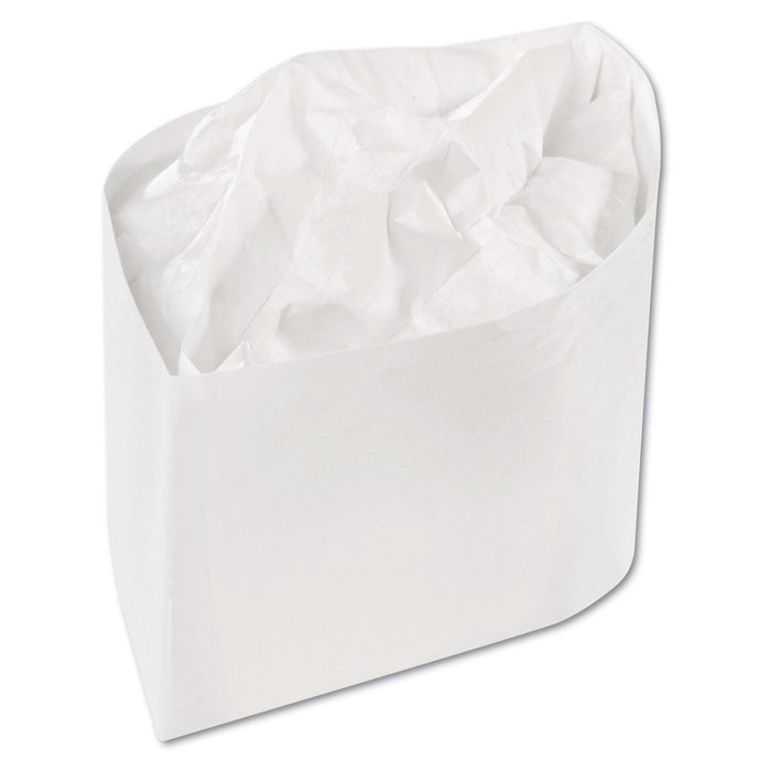 AmerCareRoyal Classy Cap, Crepe Paper, Adjustable, One Size Fits All, White, 100 Caps/Pack, 10 Packs/Carton