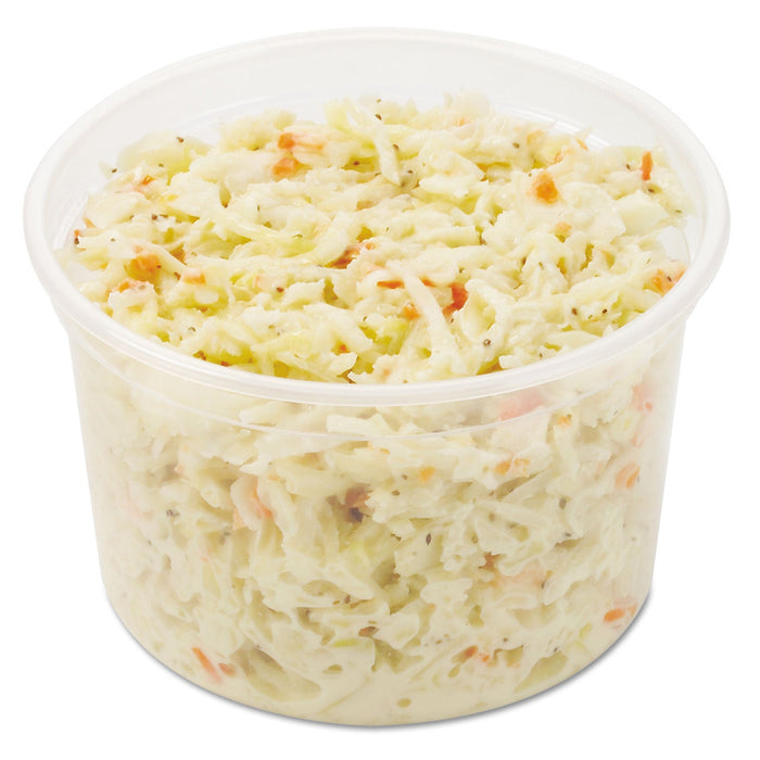 Dart MicroGourmet Food Container, 16 oz, Translucent, Plastic, 50/Pack, 10 Packs/Carton