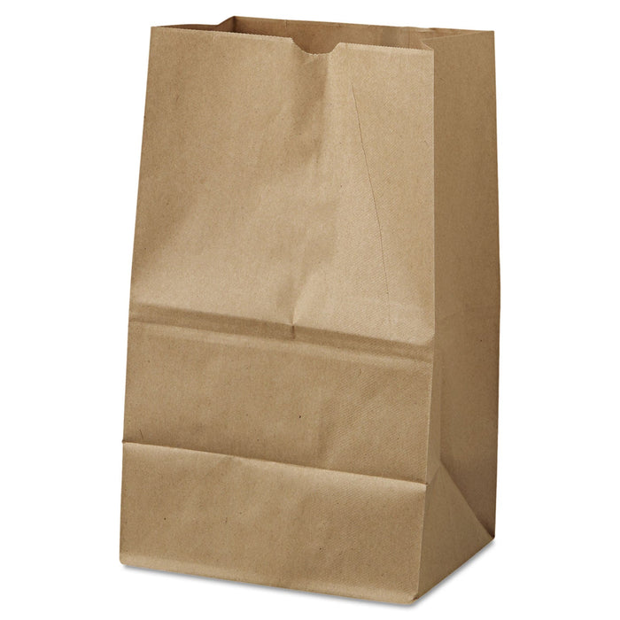 General Grocery Paper Bags, 40 lb Capacity, #20 Squat, 8.25" x 5.94" x 13.38", Kraft, 500 Bags