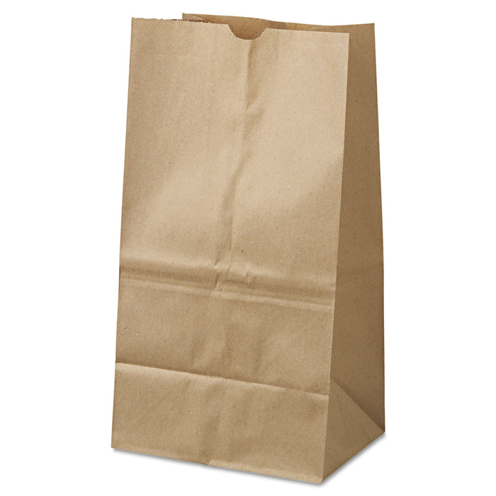 General Grocery Paper Bags, 40 lb Capacity, #25 Squat, 8.25" x 6.13" x 15.88", Kraft, 500 Bags