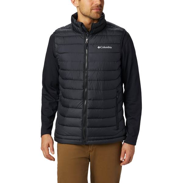 Columbia 1748031 Mens Powder Lite Vest in Black Size Small | Polyester by Vanessa Jane