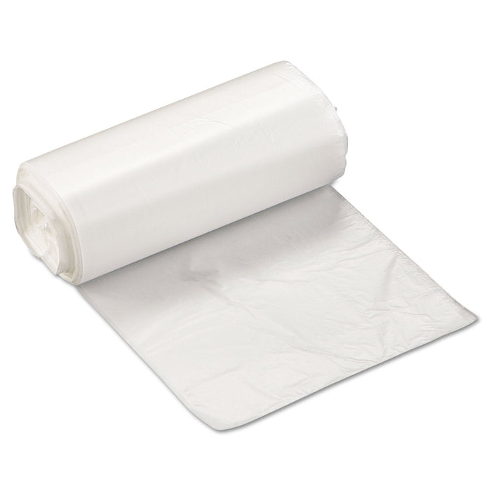 Inteplast Group High-Density Commercial Can Liners, 4 gal, 6 microns, 17" x 18", Clear, 2,000/Carton