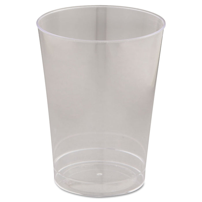 WNA Comet Plastic Tumblers, 10 oz, Clear, 25/Pack, 20 Packs/Carton