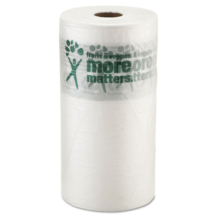 Inteplast Group Produce Bags, 9 microns, 10" x 15", Clear, 1400/Roll, 4 Rolls/Carton