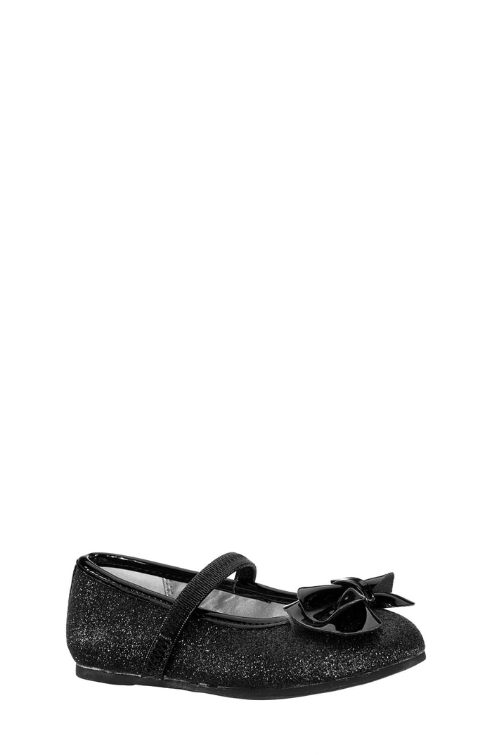 NINA Girl's kaytelyn-t Ballet Flat, Black, 12 M US Little Kid by Vanessa Jane
