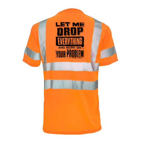 Drop everything- Reflective Safety T-Shirt by Armed American Supply