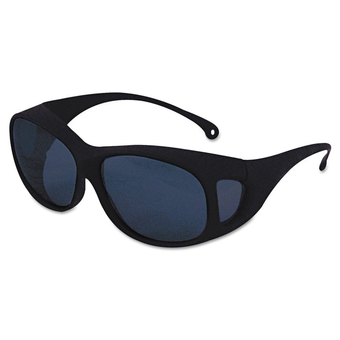 KleenGuard V50 OTG Safety Eyewear, Black Frame, Clear Anti-Fog Lens