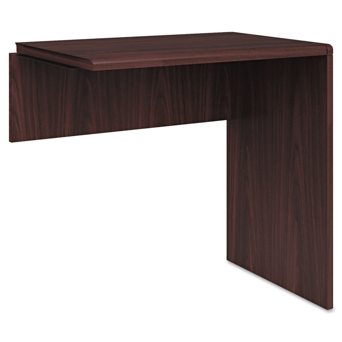 HON 10700 Series Right Return Shell, 30w x 20d x 29.5h, Mahogany