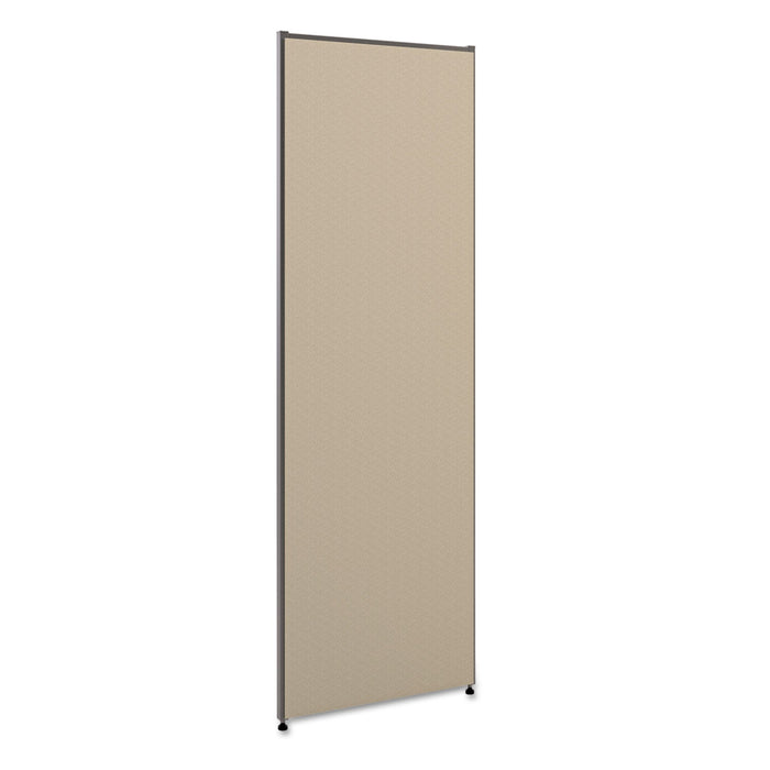 HON Verse Office Panel, 24w x 72h, Gray