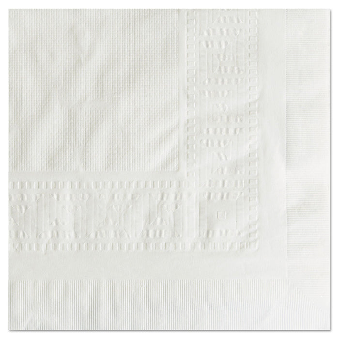 Hoffmaster Cellutex Table Covers, Tissue/Polylined, 54" x 108", White, 25/Carton
