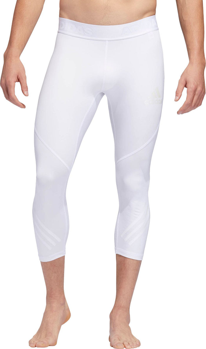 Adidas Training Tights Men AlphaSkin 3/4 Length Compression Fit, 2XL by Vanessa Jane