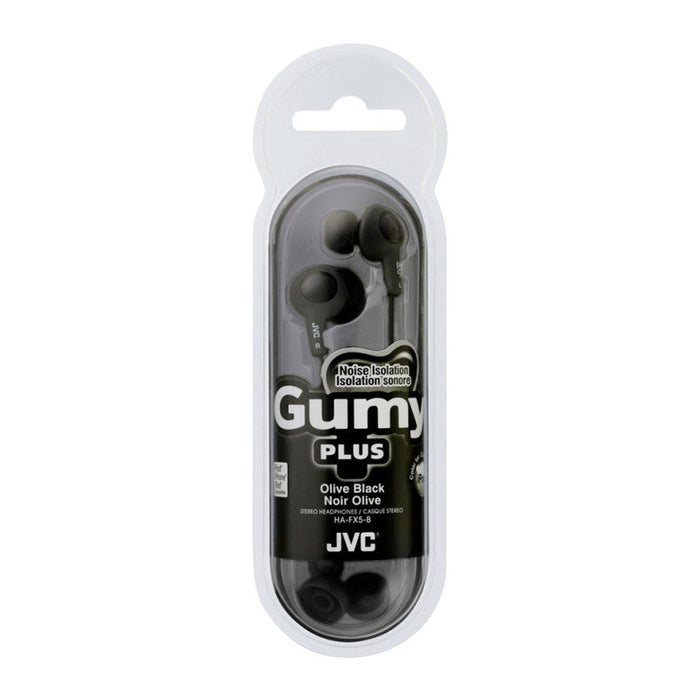 JVC® Gumy Plus Black Earbuds with Remote & Microphone by Pasteur Pharmacy