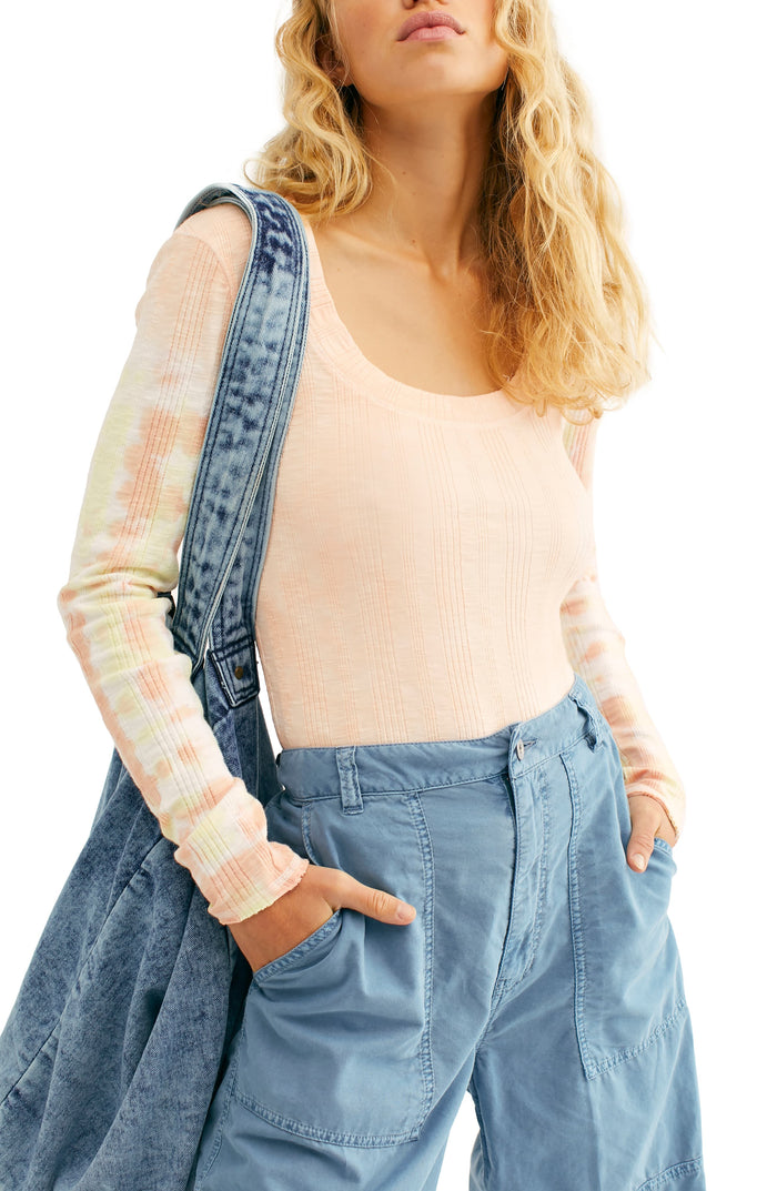 Free People Women's Big Sur Ribbed Top by Vanessa Jane