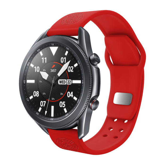 Firefighter First Responder Watchband for Samsung, Garmin, Fossil, and More for Samsung, Garmin, Fossil, and More by Affinity Bands
