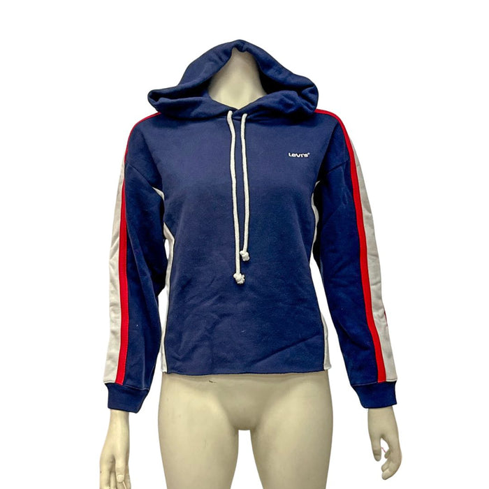 Levis Womens Cropped Color blocked Hoodie -Size Medium by Vanessa Jane