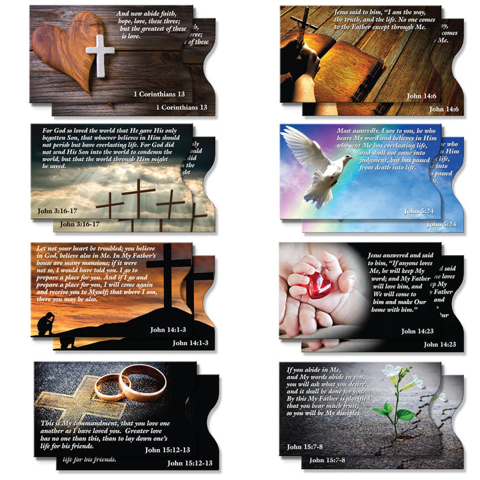 RFID Blocking Credit Card Sleeves - Faith Sleeve 16 Pack by ID Stronghold