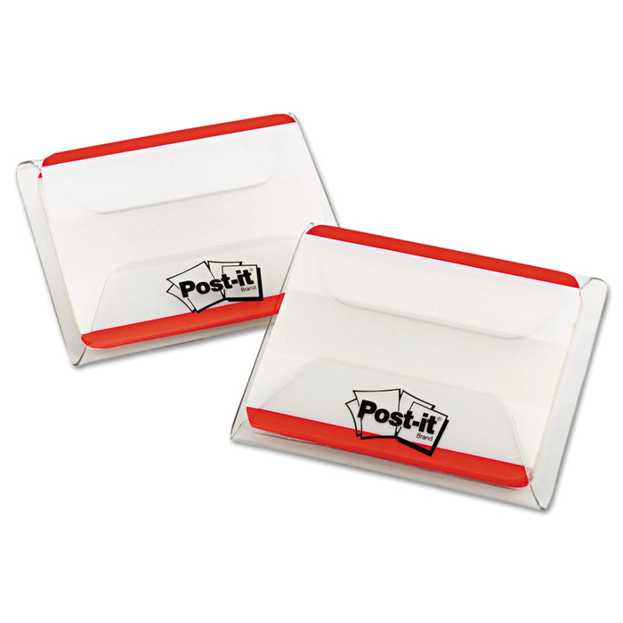Post-it Lined Tabs, 1/5-Cut, Red, 2" Wide, 50/Pack