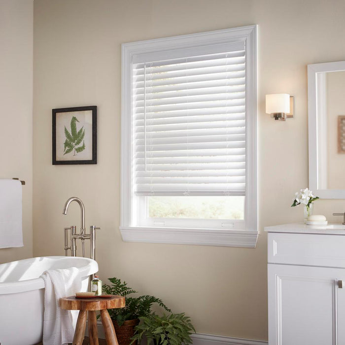 Home Decorators 48in Cordless Faux Wood Blinds, 2in by Vanessa Jane