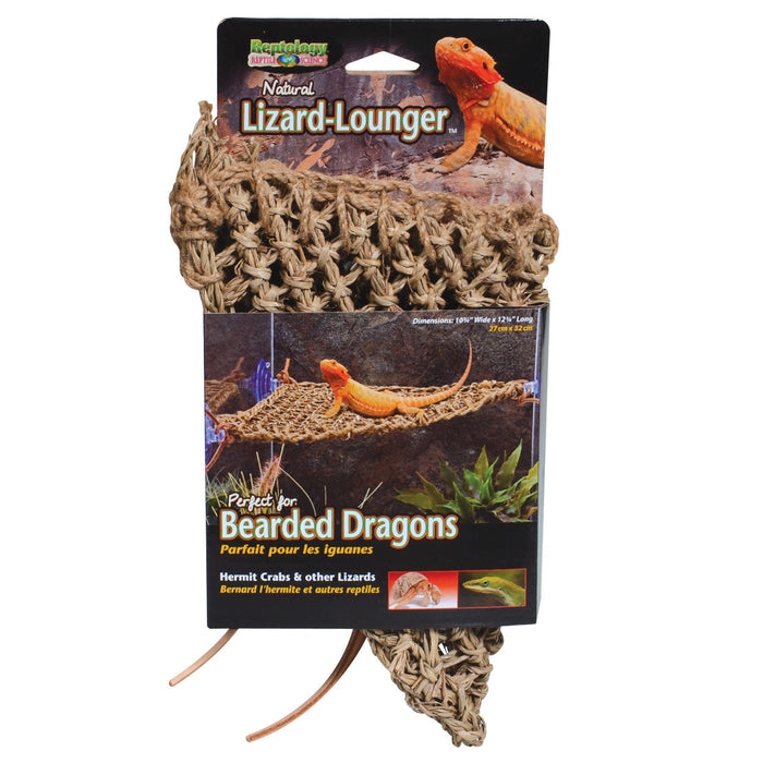 Penn-Plax Reptology Lizard Lounger Corner Triangle for Reptiles – Seagrass – Sma by Vanessa Jane