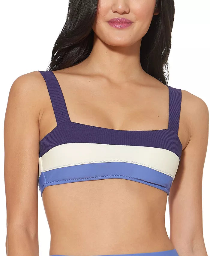 Jessica Simpson Colorblocked Bikini Top, Size Medium by Vanessa Jane