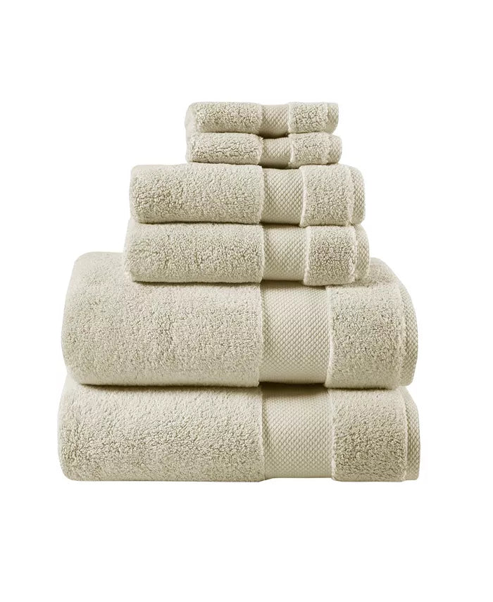 Madison Park Signature Splendor 1000gsm 100-percent Cotton 6 Piece Towel Set by Vanessa Jane