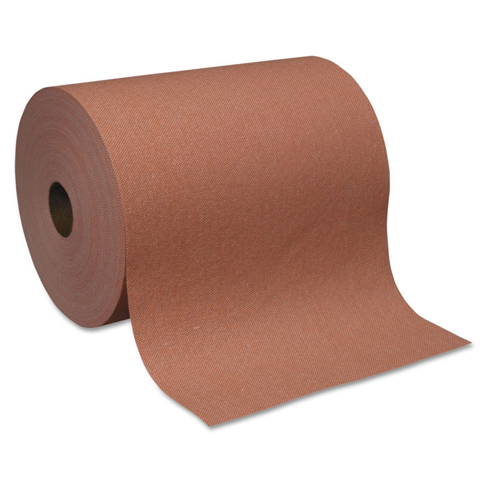 Brawny goRag Premium All-Purpose DRC Roll Wipers, 10" x 250 ft, Orange, 6/Carton