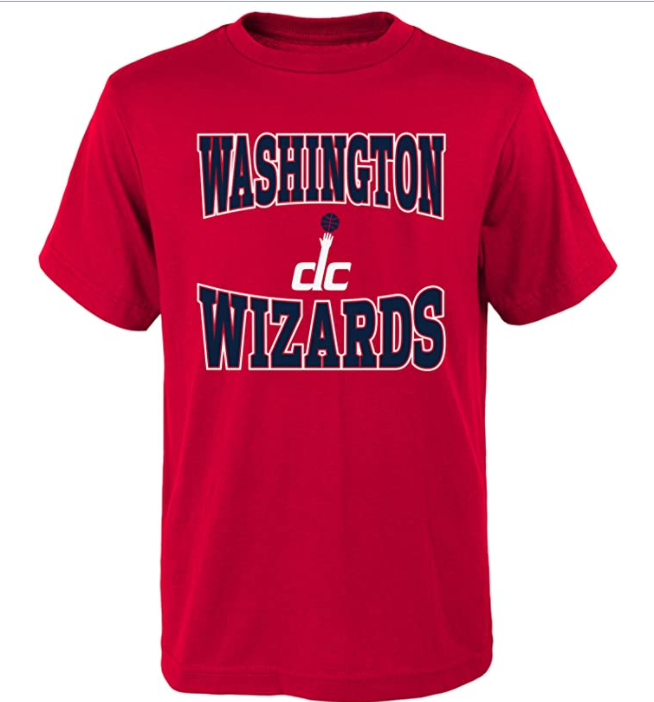 NBA Washington Wizards Youth Boys Team Shirt, Size Large by Vanessa Jane