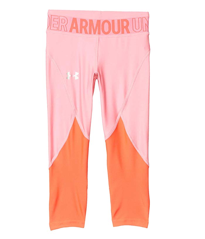Under Armour Girls Armour Heat Gear Crop Pants, Size Large by Vanessa Jane
