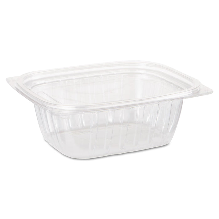 Dart ClearPac Container Lid Combo-Pack, 12 oz, 4.88 x 5.88 x 2, Clear, Plastic, 63/Bag, 4 Bags/Carton
