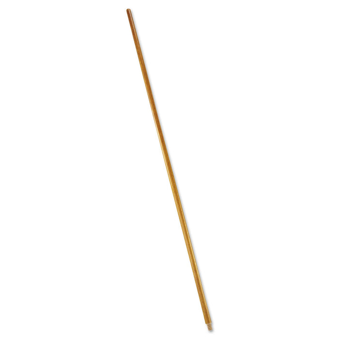 Rubbermaid Wood Threaded-Tip Broom/Sweep Handle, 0.94" dia x 60", Natural