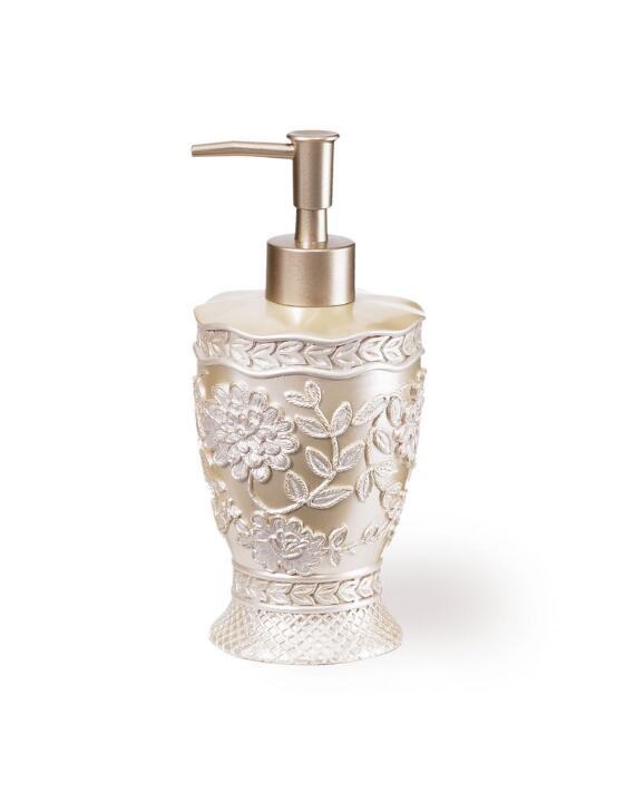 Victoria Lotion Soap Dispenser Champagne by Vanessa Jane