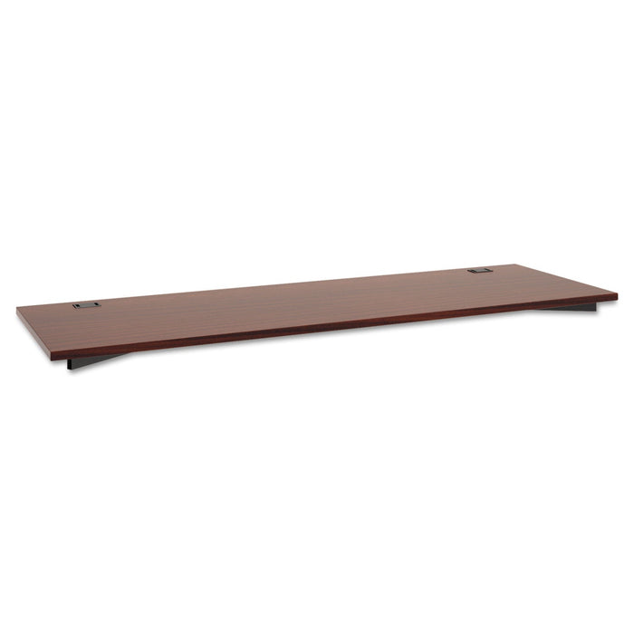 HON Manage Series Worksurface, 72" x 23.5" x 1", Chestnut