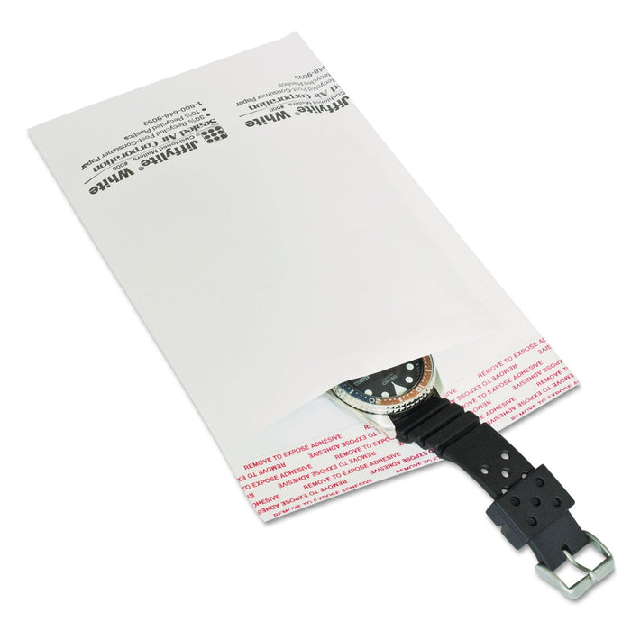 Sealed Air Jiffylite Self-Seal Bubble Mailer, #0, Barrier Bubble Air Cell Cushion, Self-Adhesive Closure, 6 x 10, White, 200/Carton